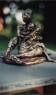 Kleine Umarmung, Bronze, 1994, Guss Gießerei Noack, Berlin