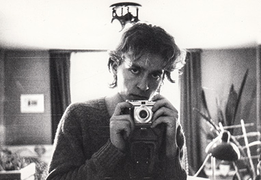 Albrecht Klink, Selbstportrait im Spiegel, 1982