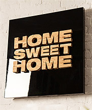 Home Sweet Home, Holzbuchstaben, 2013