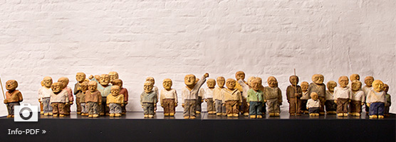 2000, 41 Skulpturen aus div. Hölzern, 2007